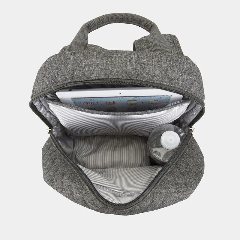 Anti-Theft Boho Backpack-Gray Heather