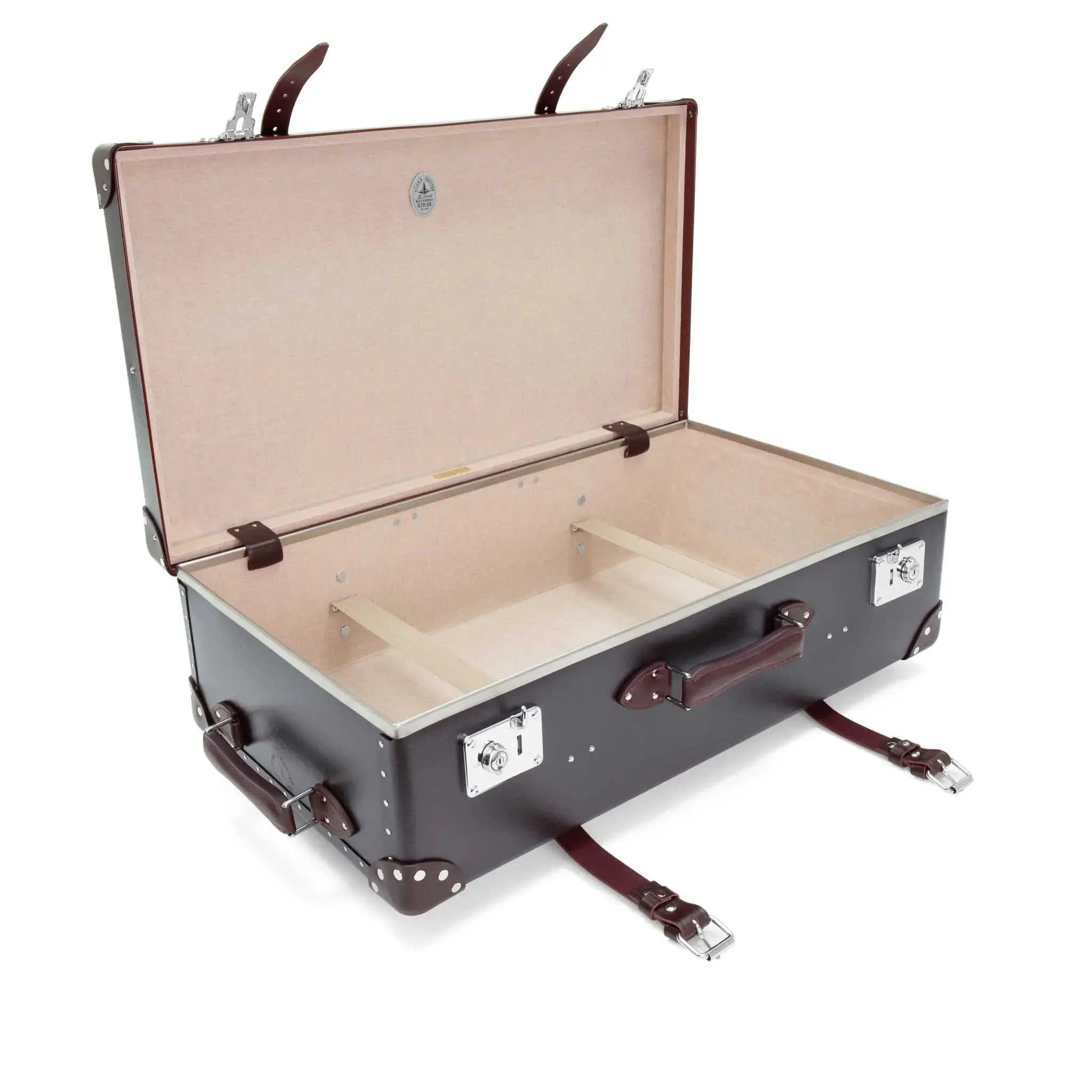 Centenary · Large Check-In - 2 Wheels | Brown/Burgundy