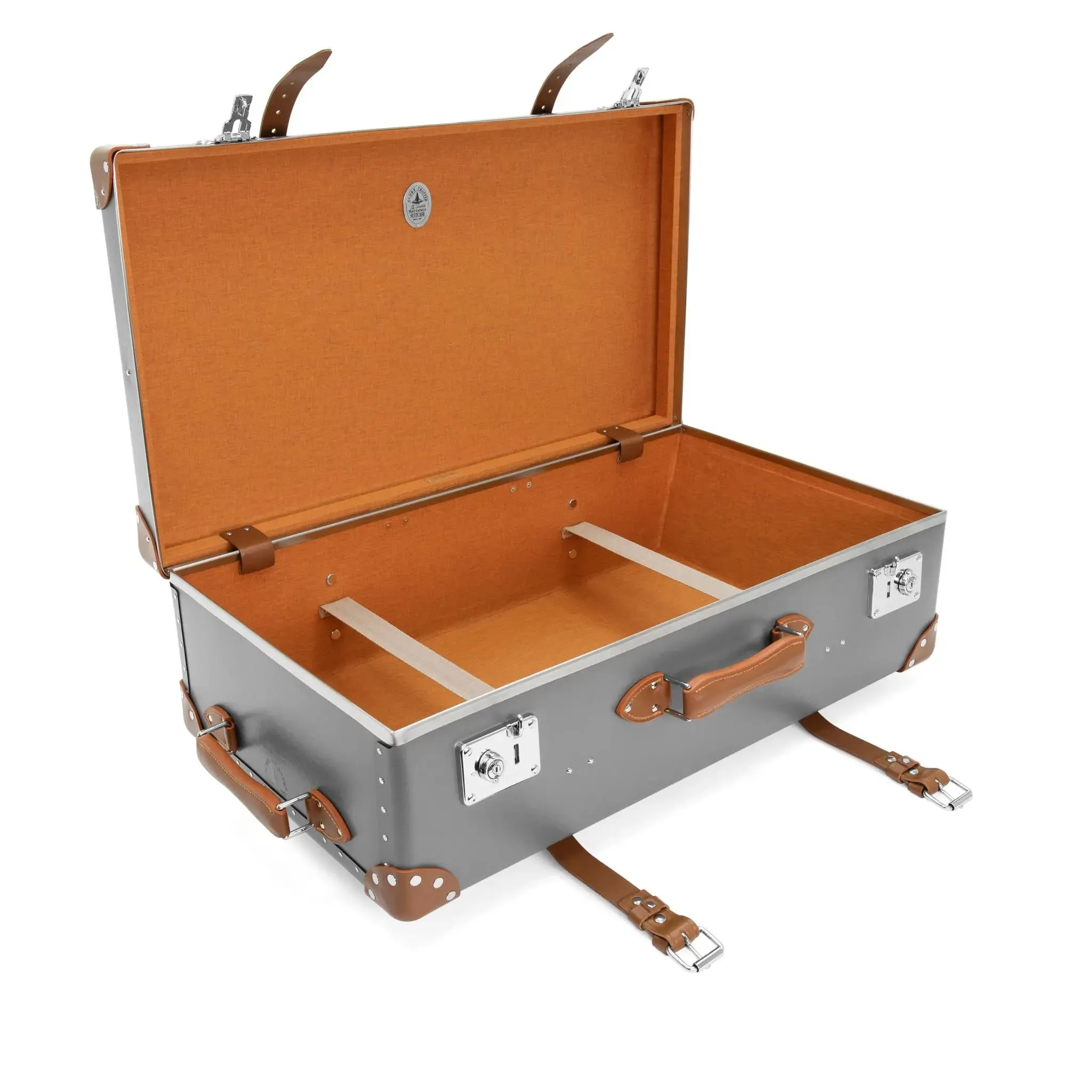 Centenary · Large Check-In - 2 Wheels | Grey/Caramel