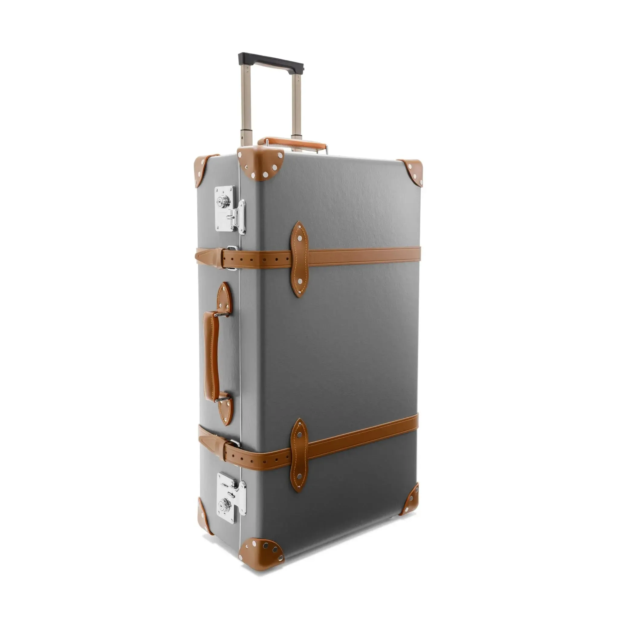 Centenary · Large Check-In - 2 Wheels | Grey/Caramel