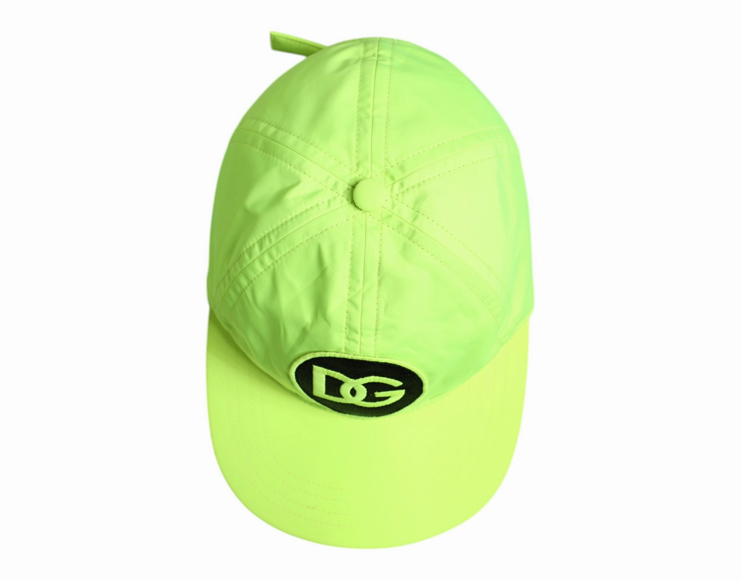 Dolce & Gabbana yellow DG Logo 6 Panels Baseball Men's Cap