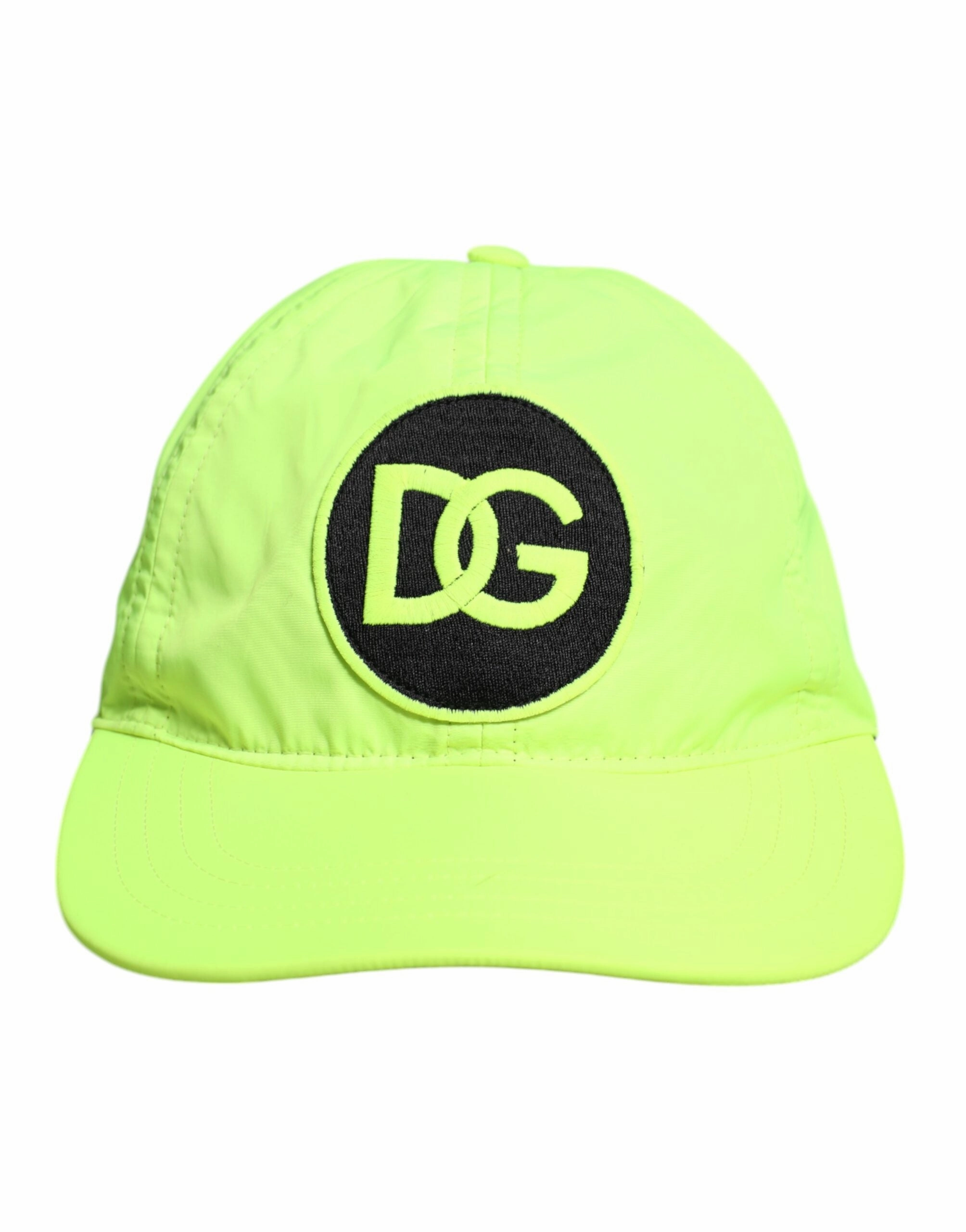 Dolce & Gabbana yellow DG Logo 6 Panels Baseball Men's Cap