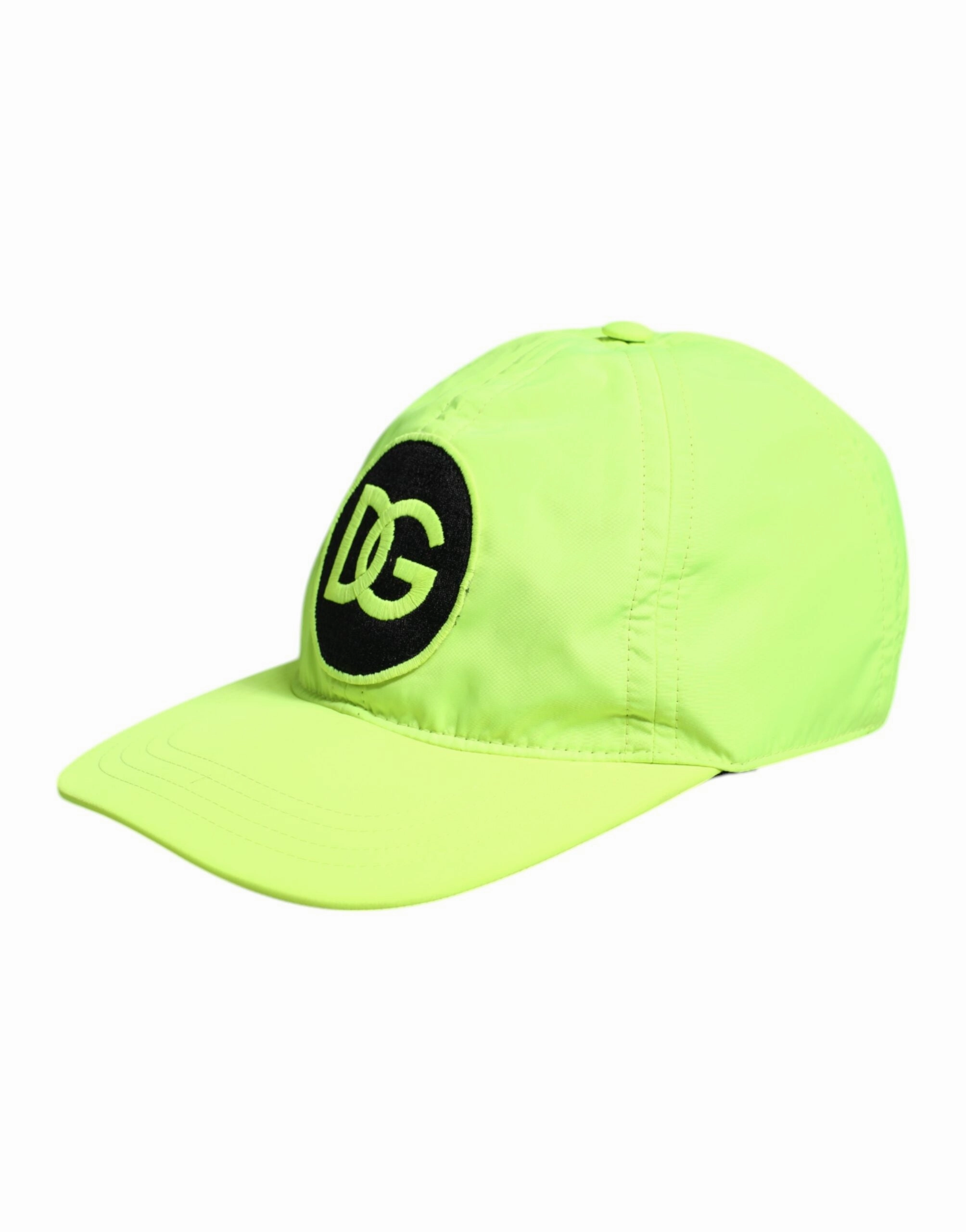 Dolce & Gabbana yellow DG Logo 6 Panels Baseball Men's Cap