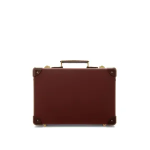 Leather Crafted · Small Attaché | Sherry Red/Brown/Gold