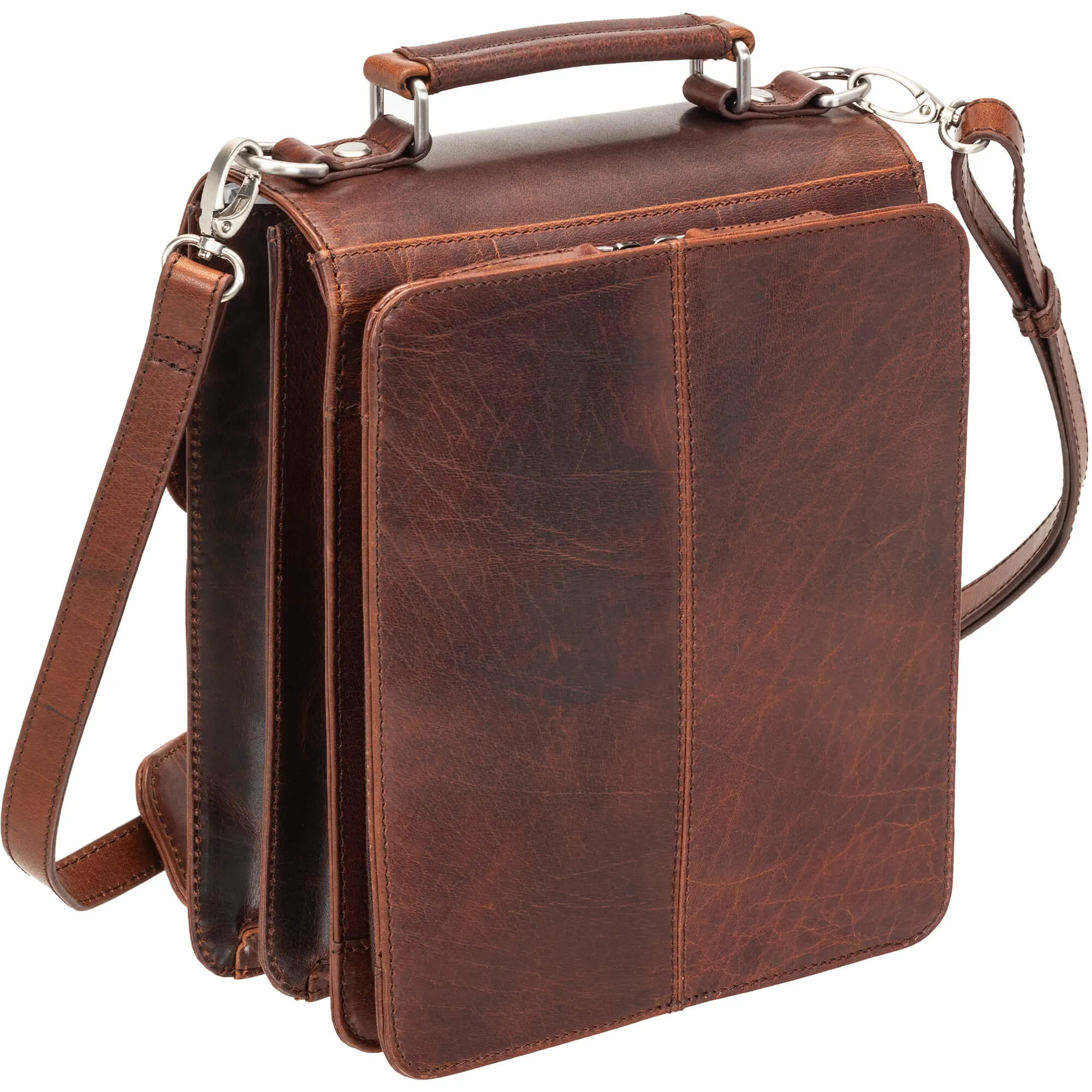 Mancini Buffalo Unisex Bag with Back Organizer