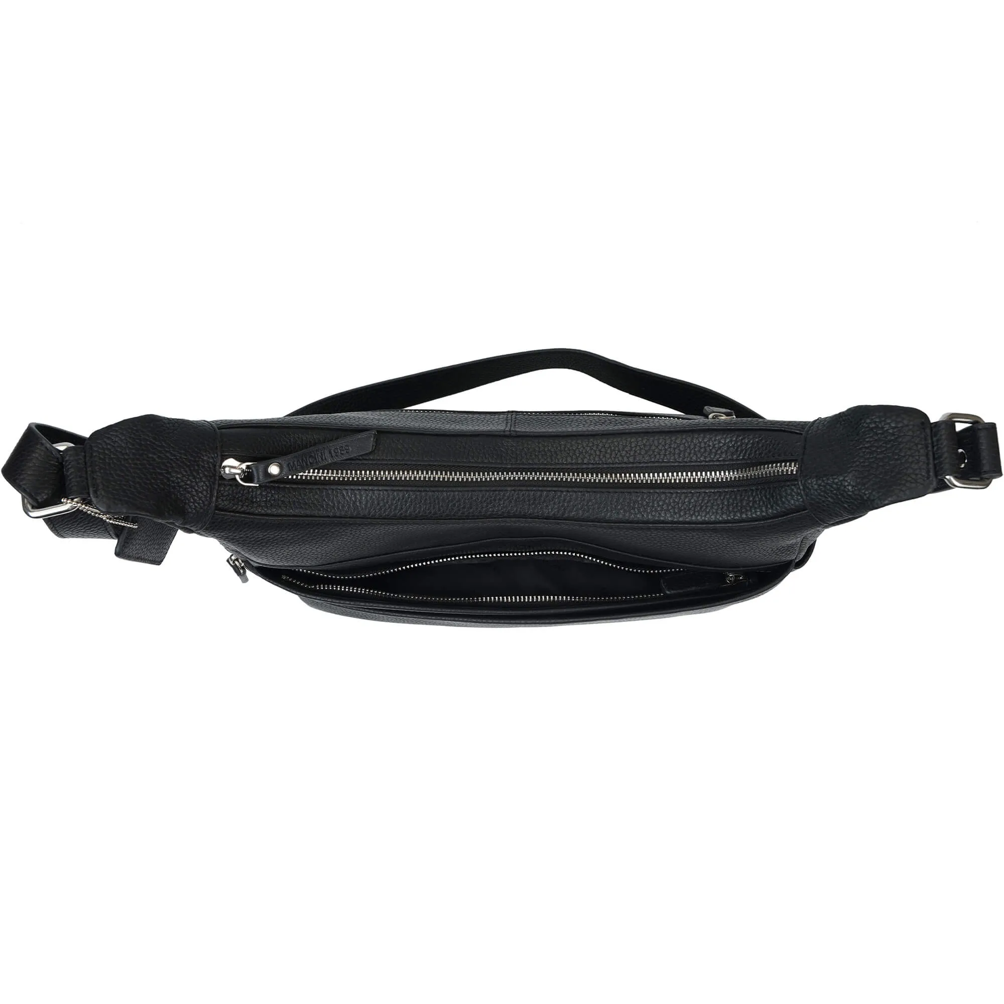 Mancini Pebbled June Crossbody Handbag