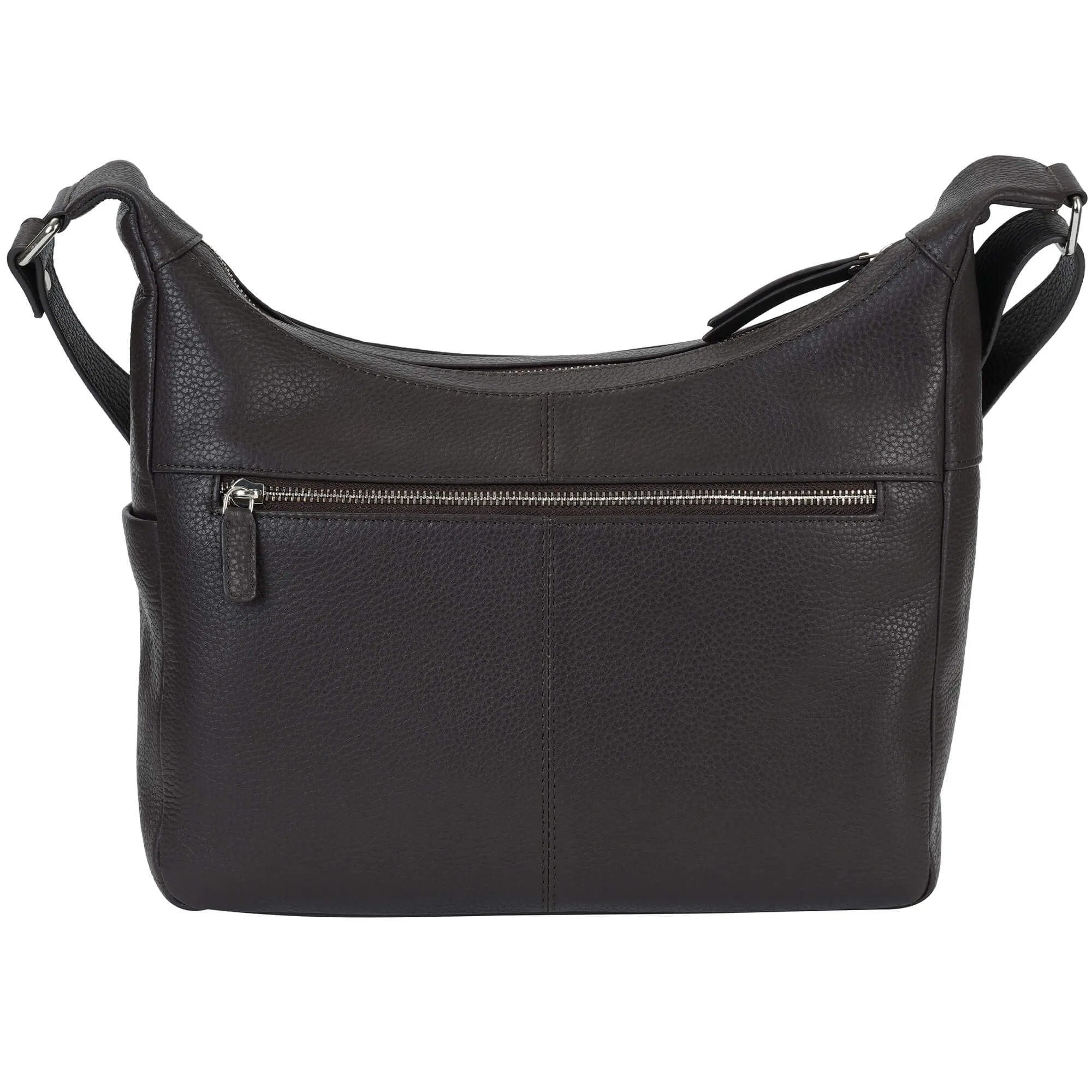 Mancini Pebbled June Crossbody Handbag