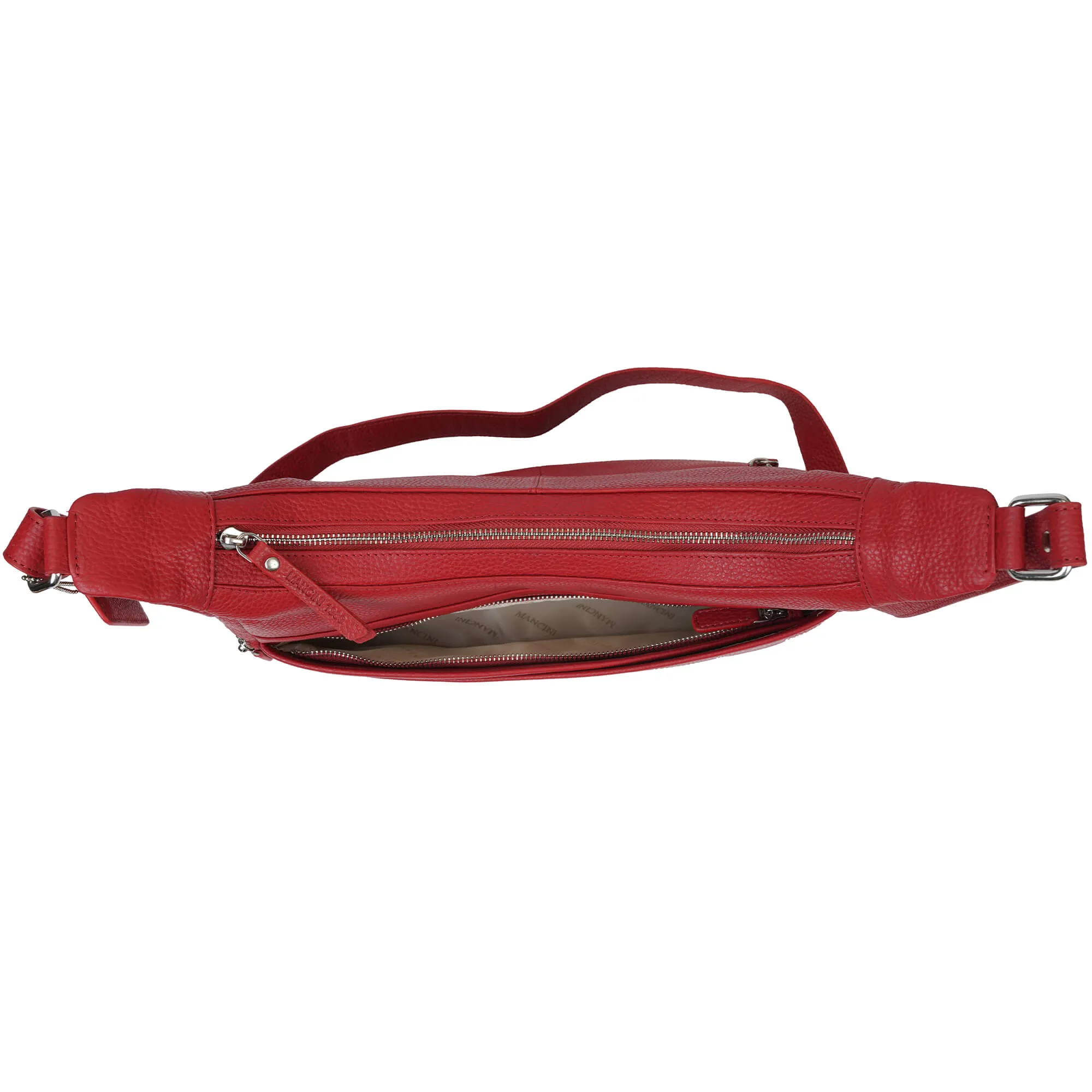 Mancini Pebbled June Crossbody Handbag