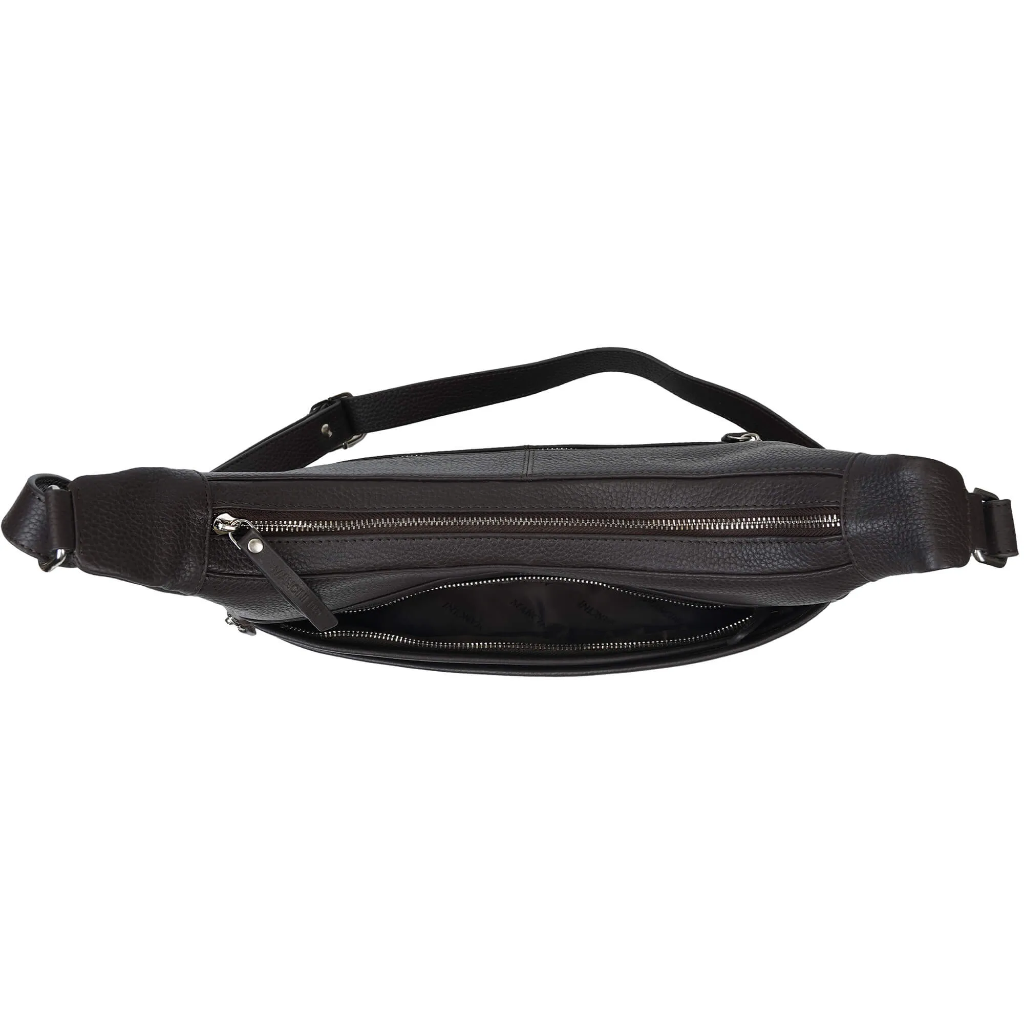 Mancini Pebbled June Crossbody Handbag