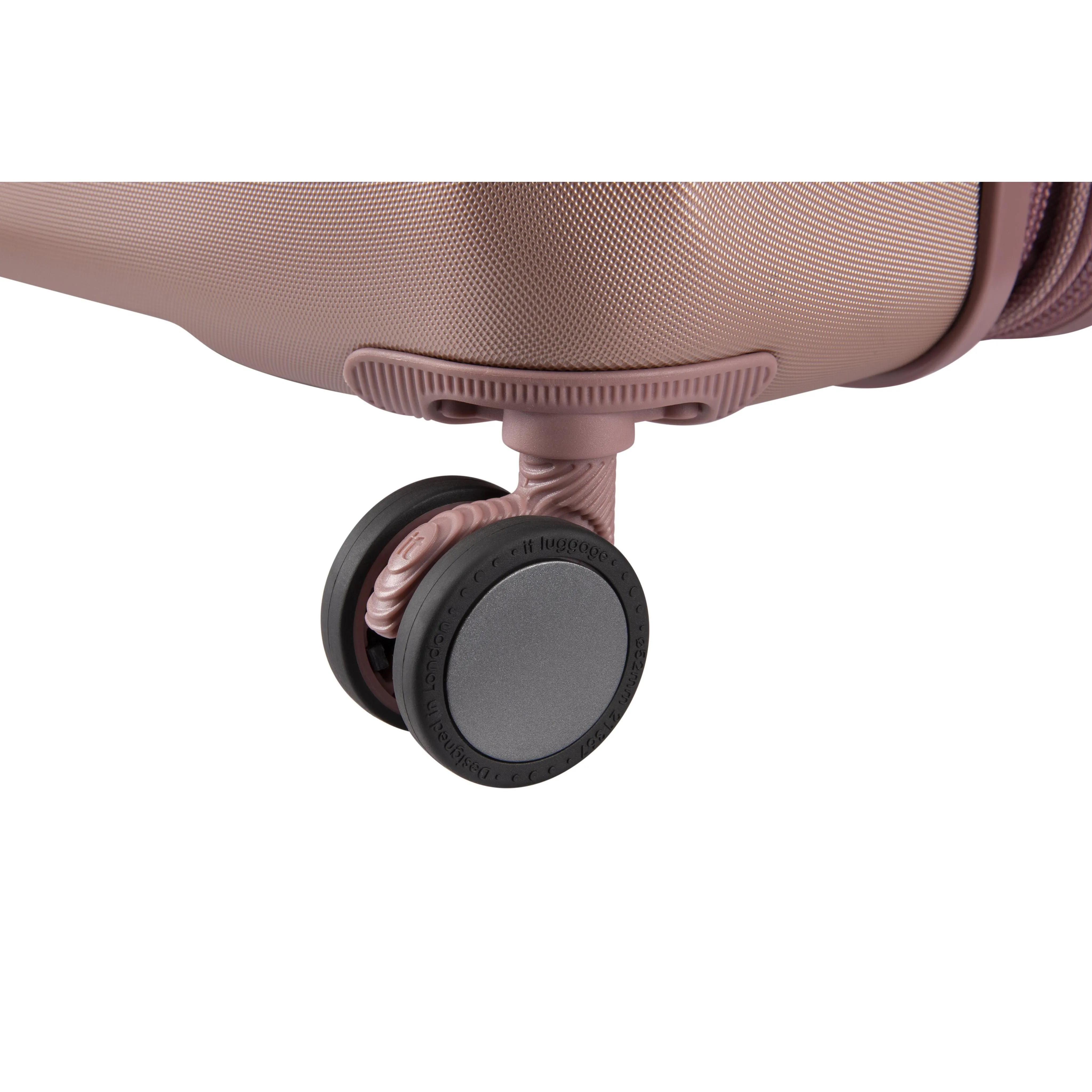 Prosperous 3 Piece Hardside 8 Wheel Expandable Spinner Set (Cameo Blush)