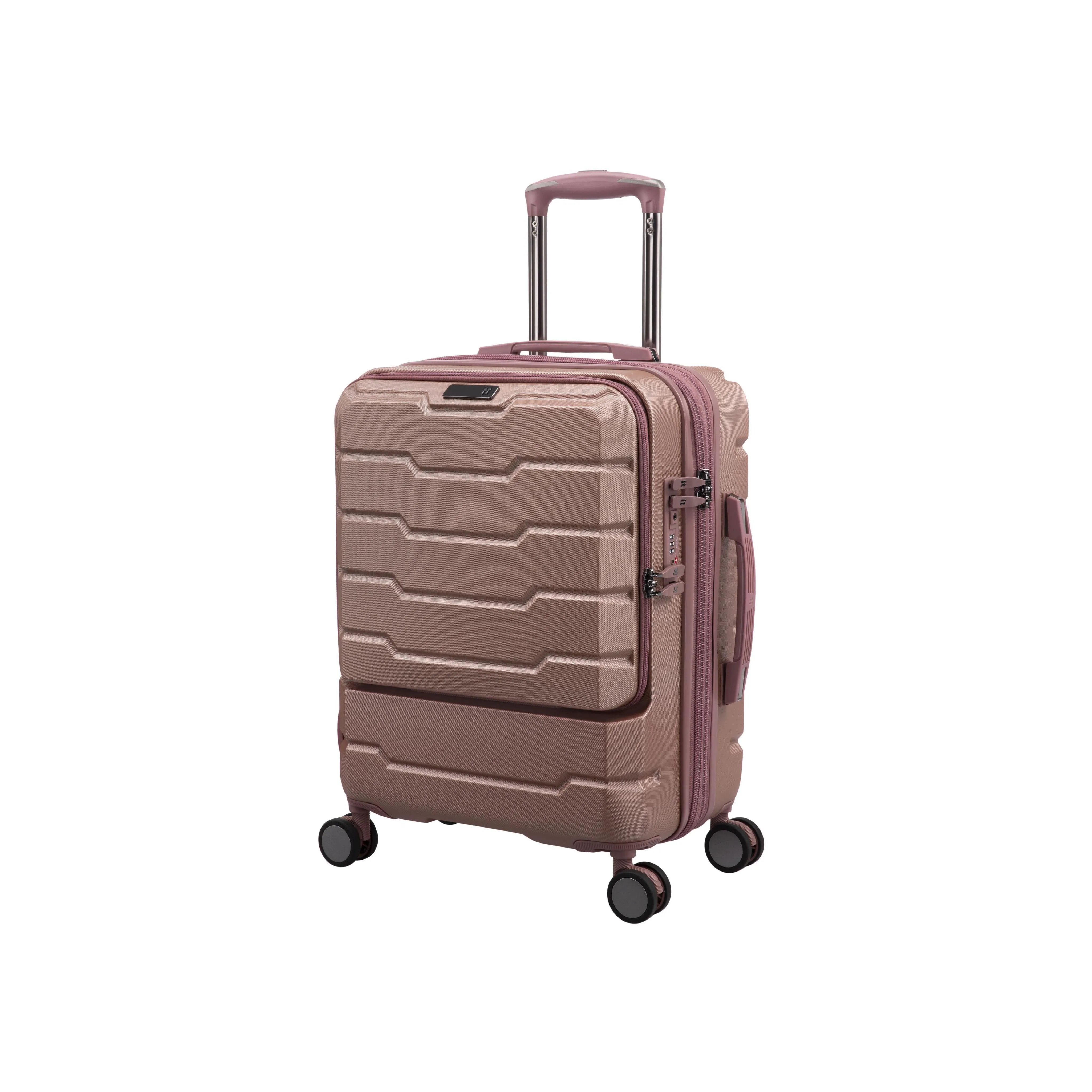 Prosperous 3 Piece Hardside 8 Wheel Expandable Spinner Set (Cameo Blush)