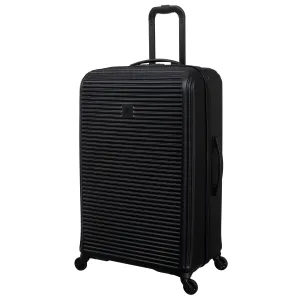 Shutter 31" Hardside Checked 4 Wheel Spinner (Black)