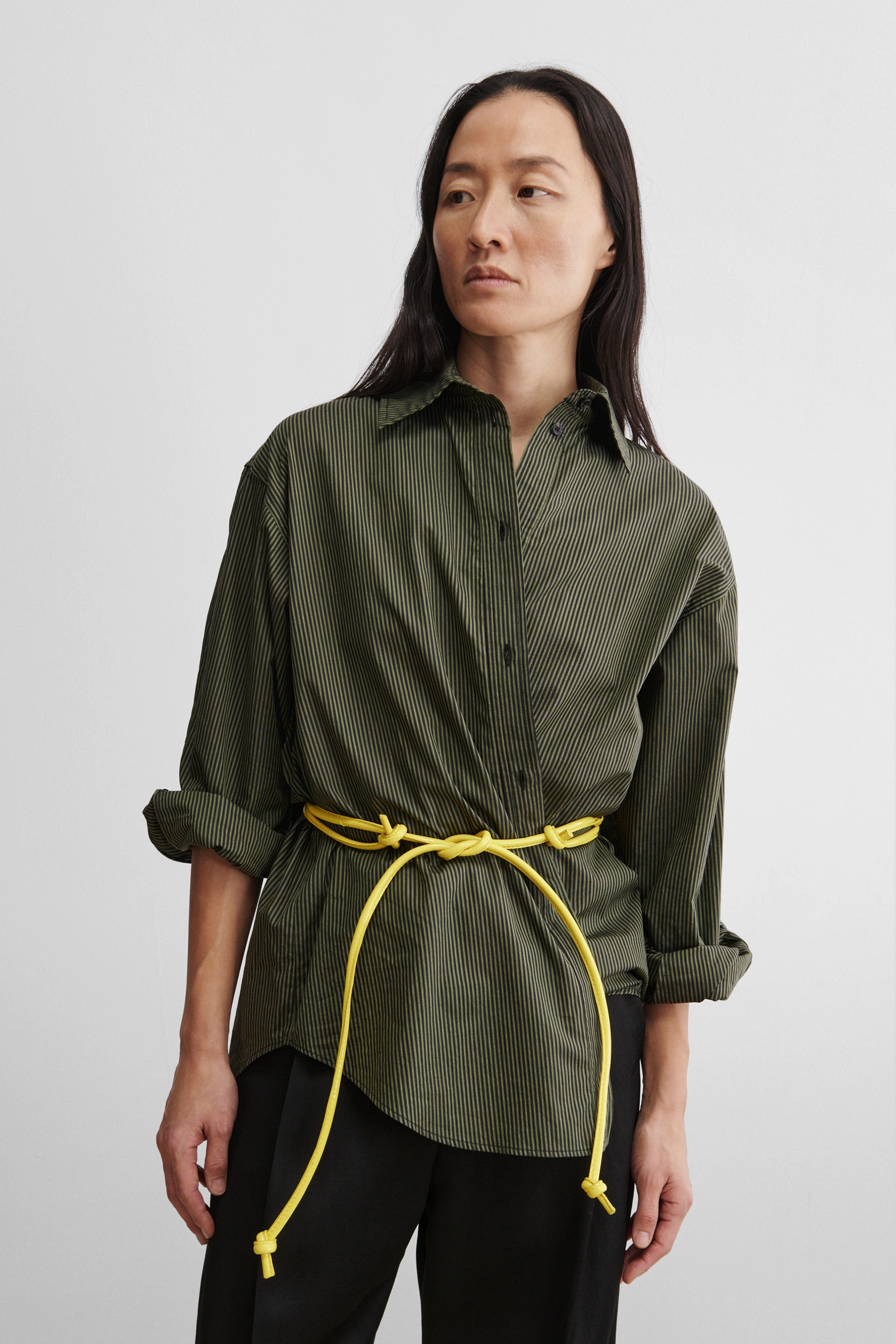 Skinny Tubular Tie Belt (Waist)