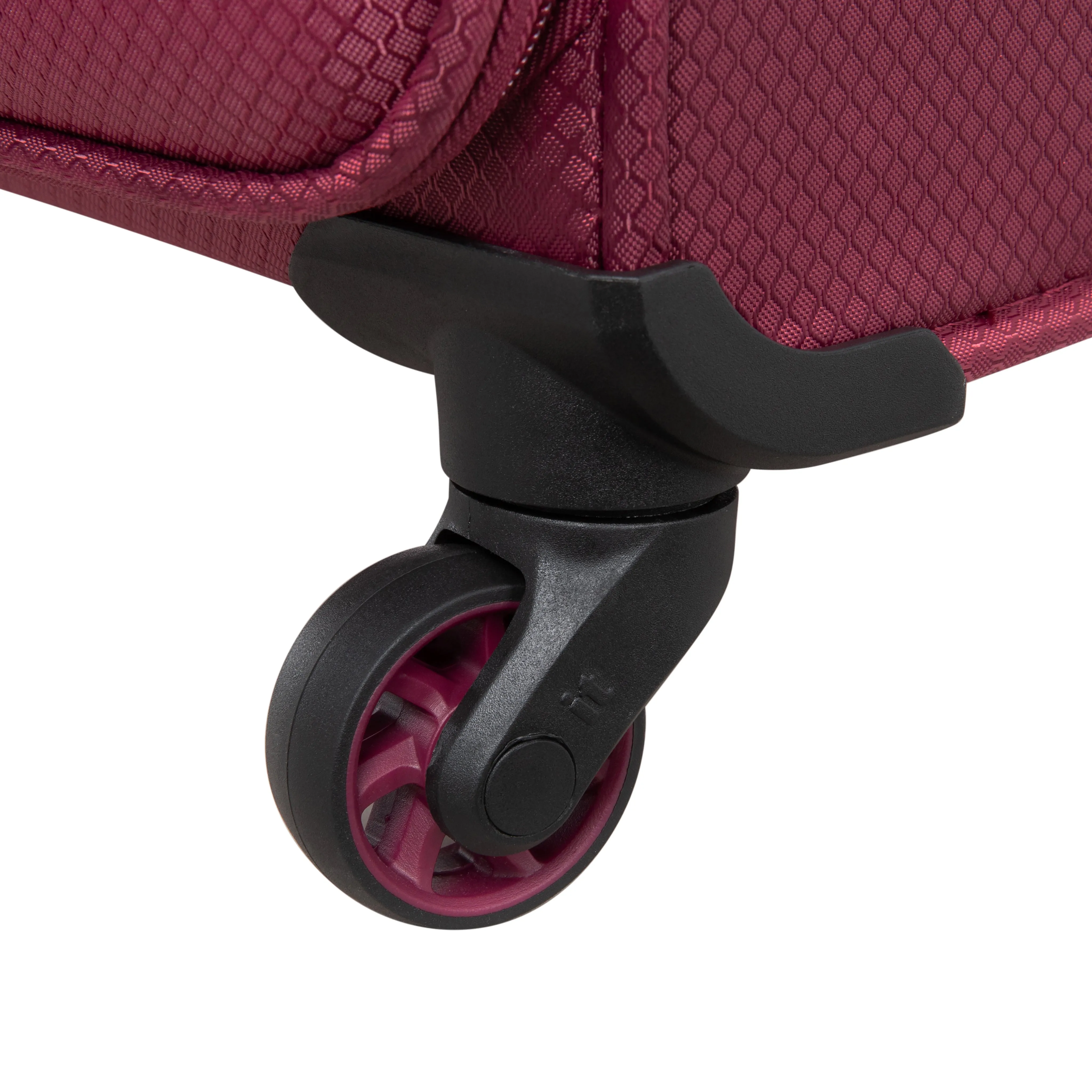 Striving 31" Softside Checked 4 Wheel Spinner (Tibetan Red)