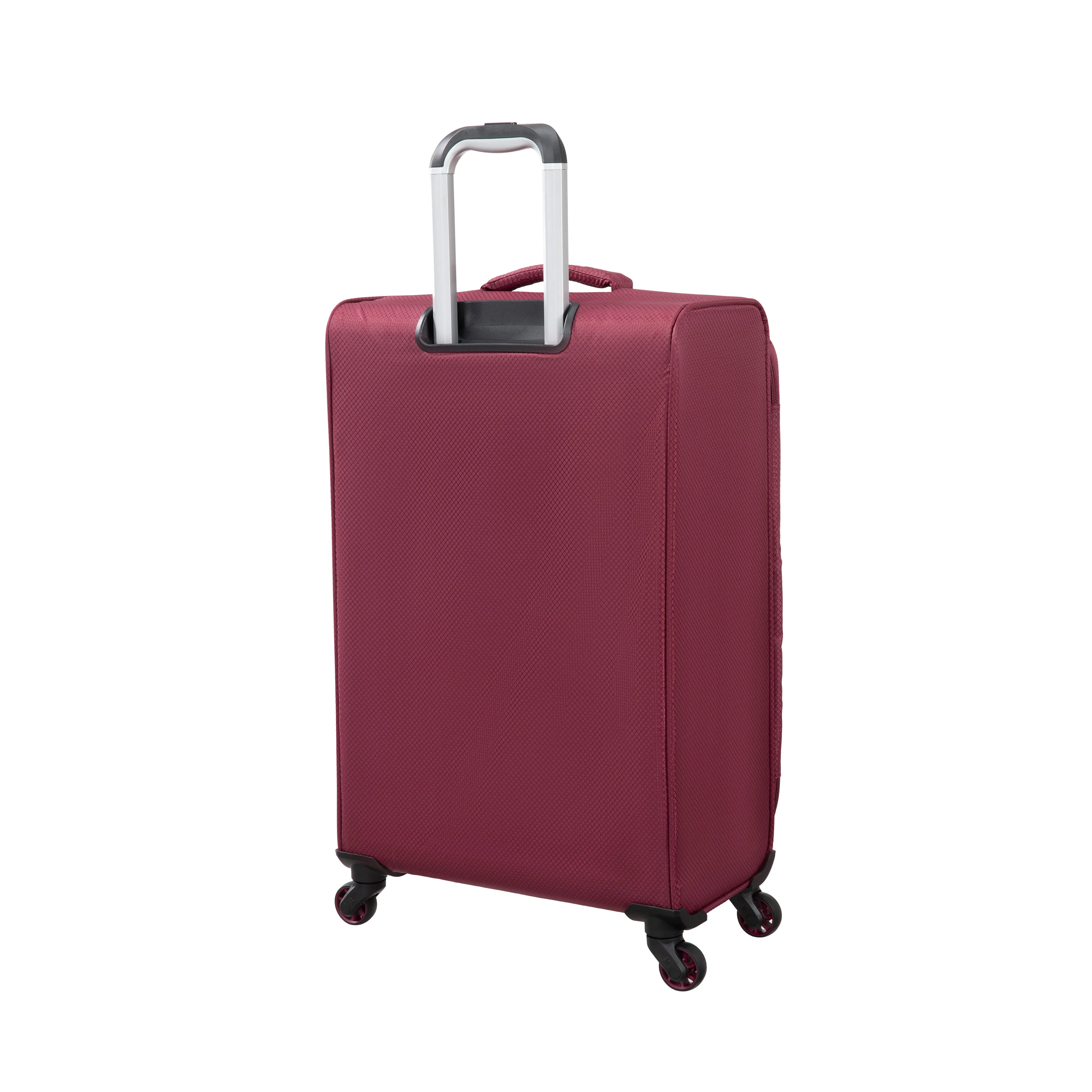 Striving 31" Softside Checked 4 Wheel Spinner (Tibetan Red)