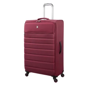 Striving 31" Softside Checked 4 Wheel Spinner (Tibetan Red)
