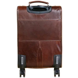Voyager Leather 22” Wheeler - Brown