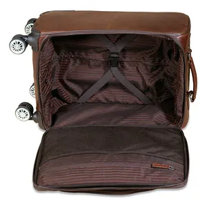 Voyager Leather 22” Wheeler - Brown